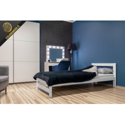 Łóżko Sosnowe Białe 90cm x 200cm
