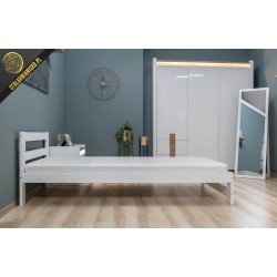 Łóżko Sosnowe Białe 80cm x 200cm