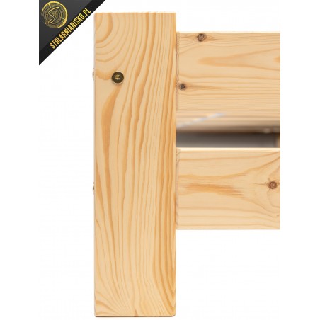 Łóżko Sosnowe 80cm x 200cm Bez Stelaża