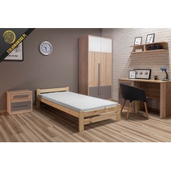Łóżko Sosnowe 80cm x 200cm Bez Stelaża