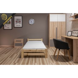 Łóżko Sosnowe 80cm x 200cm Bez Stelaża